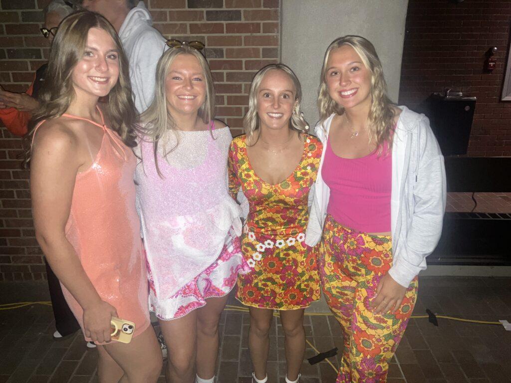 Four students posing for a picture