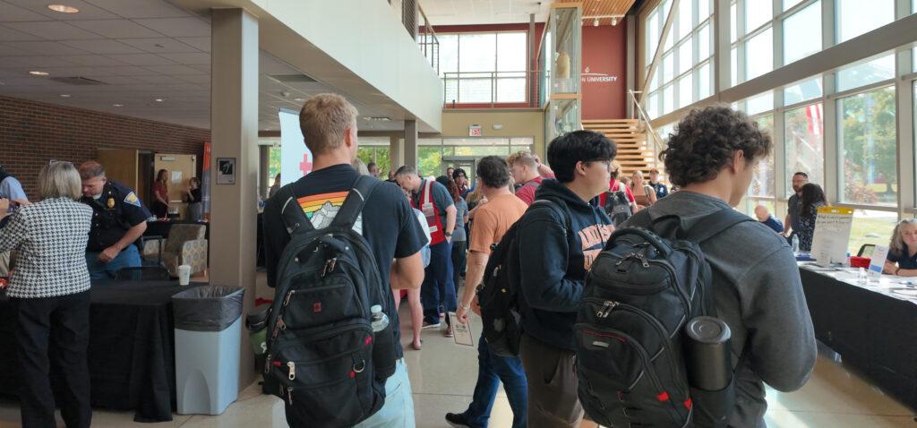The service fair after the main event
