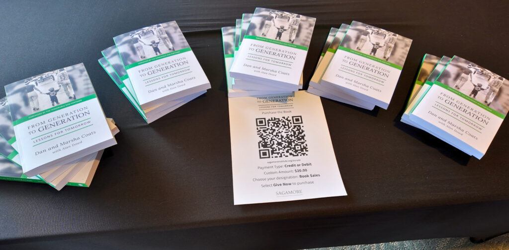 From Generation to Generation: Lessons for Tomorrow books laid out on table