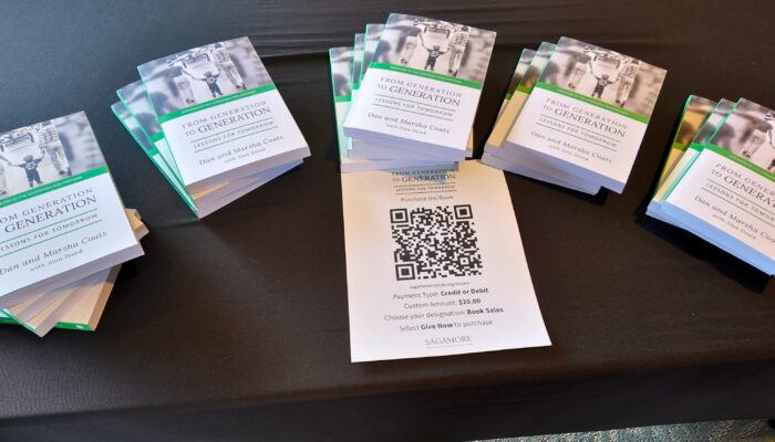 From Generation to Generation: Lessons for Tomorrow books laid out on table